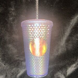 Starbucks Iridescent holographic 16oz tumbler cup with straw #tumbler